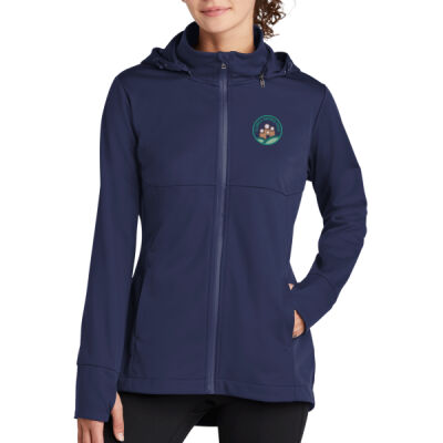    - Ladies Hooded Soft Shell Jacket Thumbnail