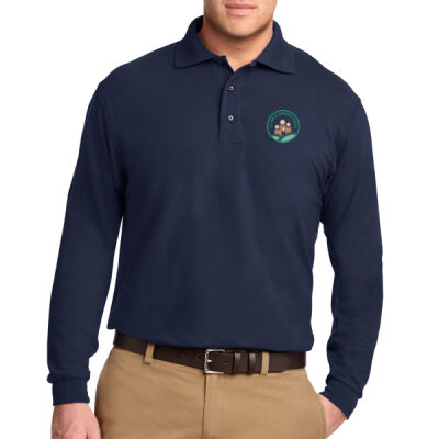    - Long Sleeve Silk Touch™ Polo Thumbnail