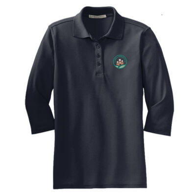   Ladies Silk Touch 3/4 Sleeve Polo - L562 Thumbnail
