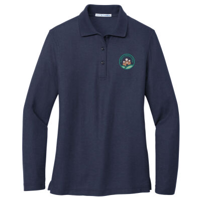    - Ladies Silk Touch™ Long Sleeve Polo Thumbnail